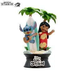 Lilo & Stitch with Surfboard Figure - ABYstyle - Disney