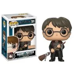 Funko Pop! Movies: Harry Potter - Harry with Firebolt & Feather