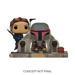 Boba Fett and Fennec Shand - Funko Pop! Moment - The Mandalorian