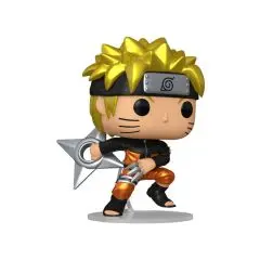 Naruto Shippuden POP! CHASE Animation Vinyl Figures Naruto with Shuriken (Metallic)