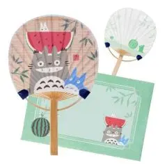 Totoro with Watermelon Fan & Envelope - Ensky - Studio Ghibli
