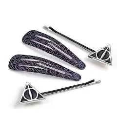 Deathly Hallows Hair Clip Set - Harry Potter