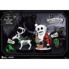 Santa Jack & Skeleton Reindeer 2-Pack - Mini Egg Attack - The Nightmare Before Christmas