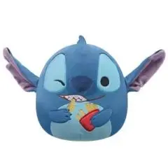 Stitch Holding French Fries - Squishmallows Disney - Knuffel 25 cm