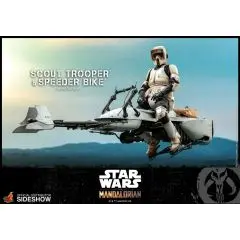 Scout Trooper and Speeder Bike 1:6 scale Figure - The Mandalorian - Hot Toys