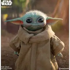 baby yoda statue / the child life size statue - the mandalorian - sideshow toys