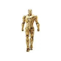 Iron Man Movie Masterpiece Diecast Action Figure 1/6 Iron Man Mark III (Gold Color Version) Hot Toys Exclusive 33 cm