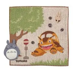 My Neighbor Totoro Mini Towel Bus Stop 25 x 25 cm