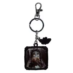 Corpse Bride Metal Keychain Flowers 7 cm