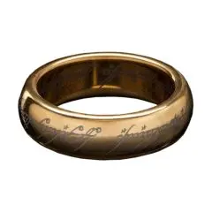 Lord of the Rings Tungsten Ring The One Ring (gold plated) Size 7