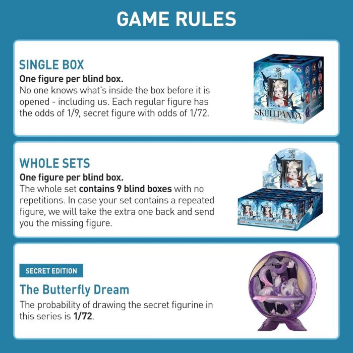 POP MART SKULLPANDA The Mirage Series Figures - Blind Box - 1 Stuks
