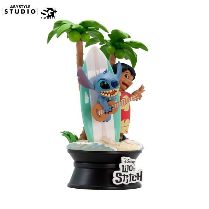 Lilo & Stitch with Surfboard Figure - ABYstyle - Disney
