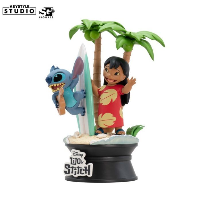 Lilo & Stitch with Surfboard Figure - ABYstyle - Disney