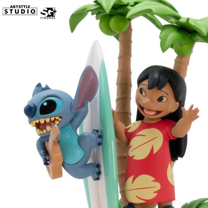 Lilo & Stitch with Surfboard Figure - ABYstyle - Disney