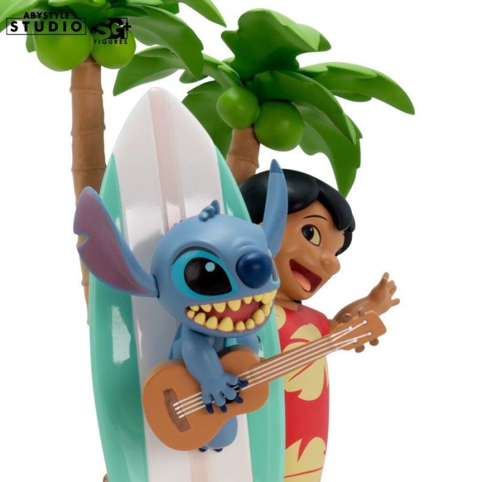 Lilo & Stitch with Surfboard Figure - ABYstyle - Disney