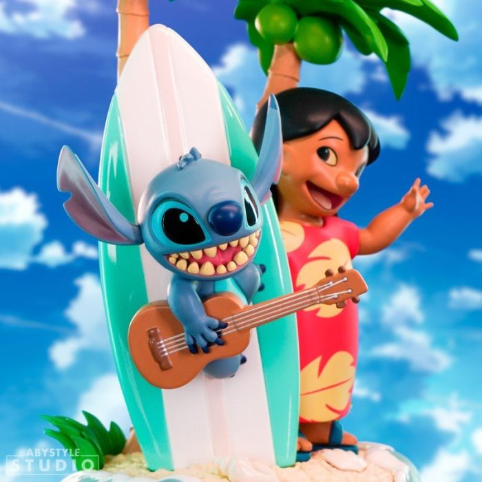 Lilo & Stitch with Surfboard Figure - ABYstyle - Disney