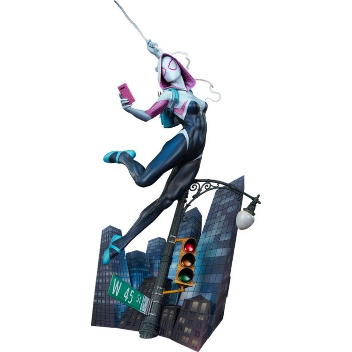 Spider-Gwen 1:4 Scale Statue - Sideshow Toys | NerdUP Collectibles, image size:700x700
