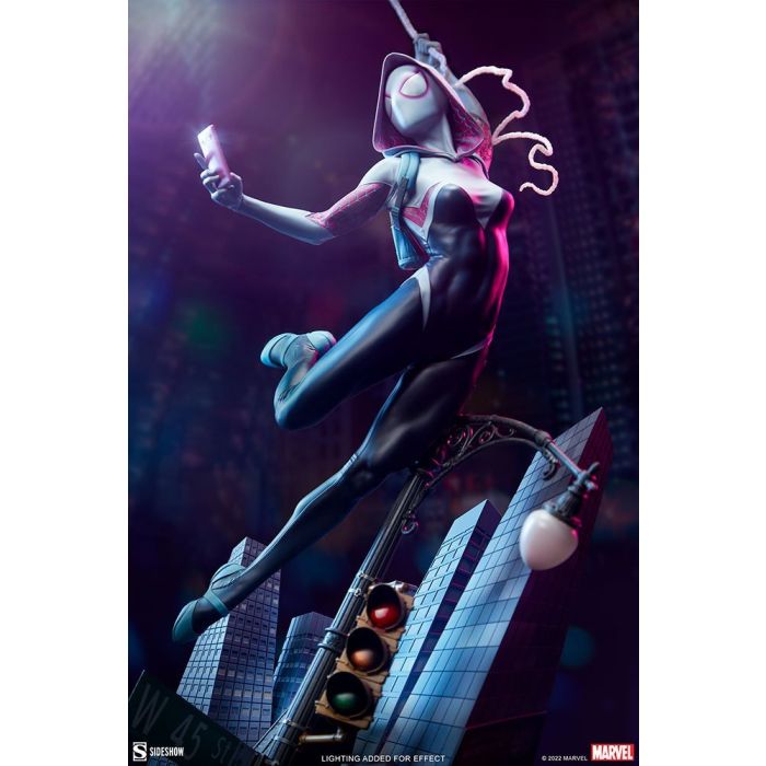Spider-Gwen 1:4 Scale Statue - Sideshow Toys | NerdUP Collectibles, image size:700x700