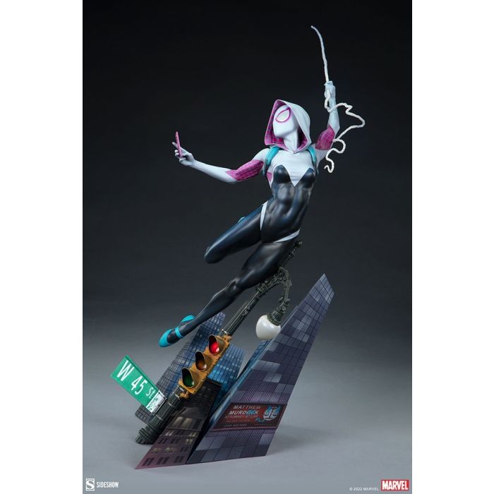 Spider-Gwen 1:4 Scale Statue - Sideshow Toys | NerdUP Collectibles, image size:700x700