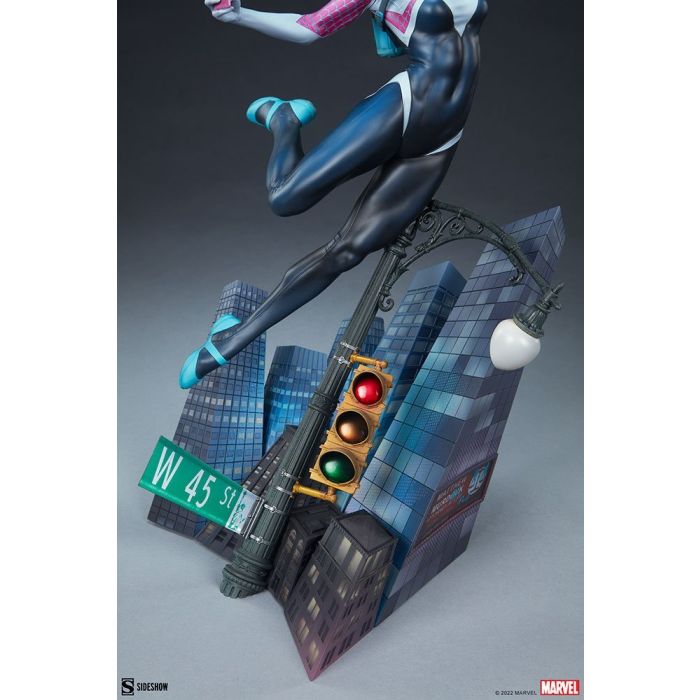 Spider-Gwen 1:4 Scale Statue - Sideshow Toys | NerdUP Collectibles, image size:700x700