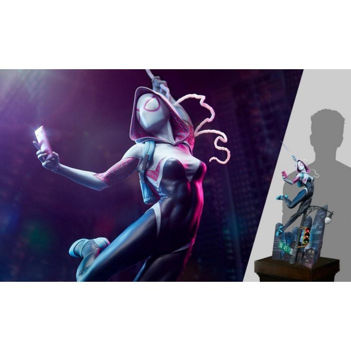 Spider-Gwen 1:4 Scale Statue - Sideshow Toys | NerdUP Collectibles, image size:700x700