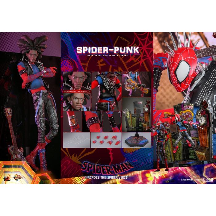 Spider-Punk 1:6 Scale Figure - Hot Toys - Spider-Man Across the Spider-Verse
