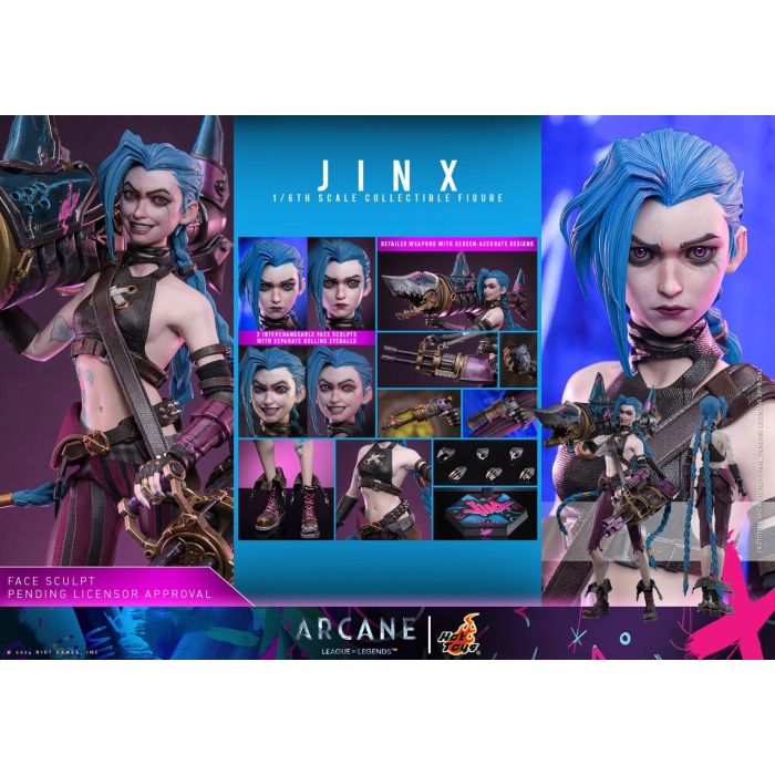 Jinx 1:6 Scale Figure - Hot Toys - Arcane