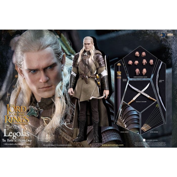 Legolas 1:6 Scale Figure - Asmus Collectible Toy - Lord of the Rings: The Two Towers