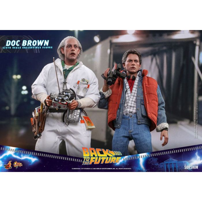 Doc Brown 1:6 Scale Figure - Hot Toys - Back to the Future