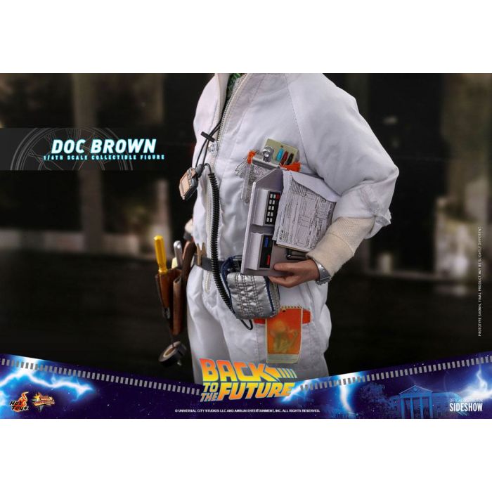 Doc Brown 1:6 Scale Figure - Hot Toys - Back to the Future