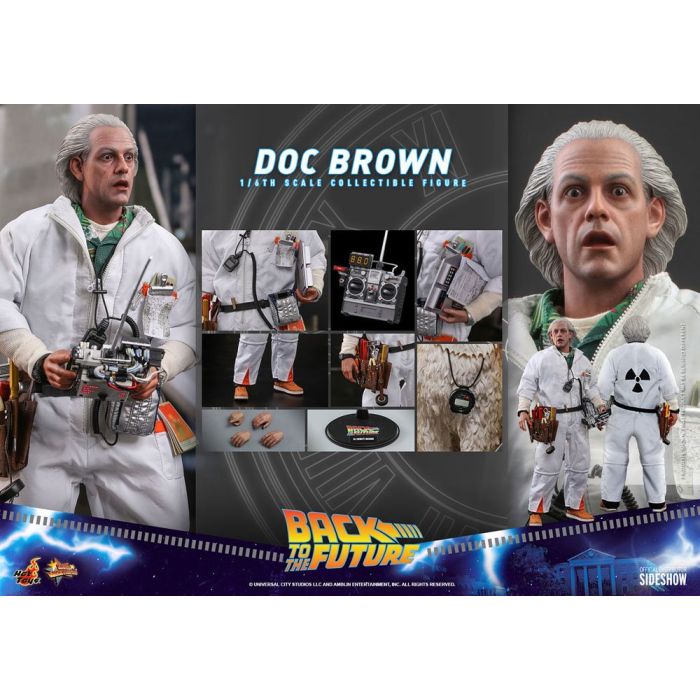 Doc Brown 1:6 Scale Figure - Hot Toys - Back to the Future
