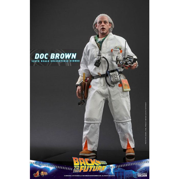 Doc Brown 1:6 Scale Figure - Hot Toys - Back to the Future