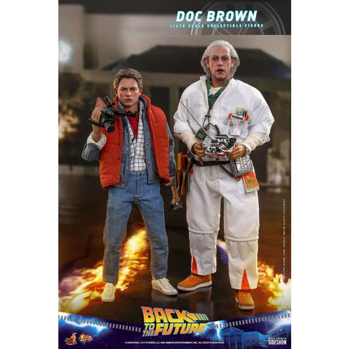 Doc Brown 1:6 Scale Figure - Hot Toys - Back to the Future