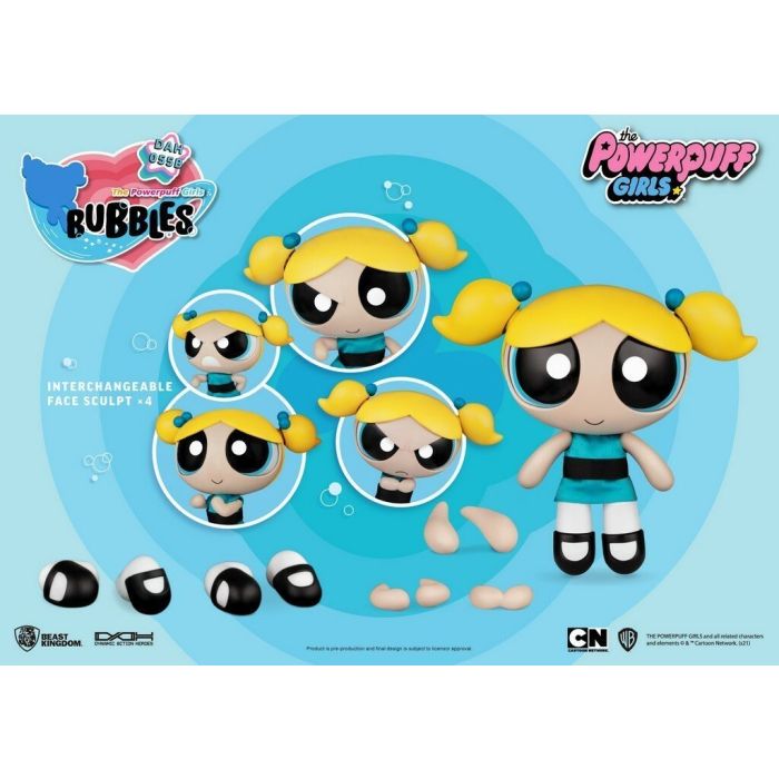 Bubbles Dynamic 8ction Heroes Figure - Beast Kingdom - Powerpuff Girls