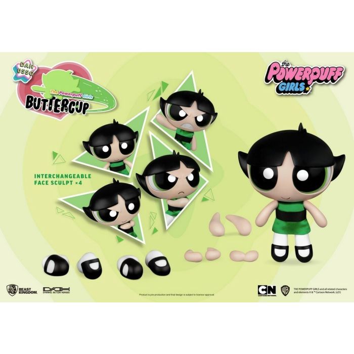 Buttercup Dynamic 8ction Heroes Figure - Beast Kingdom - Powerpuff Girls