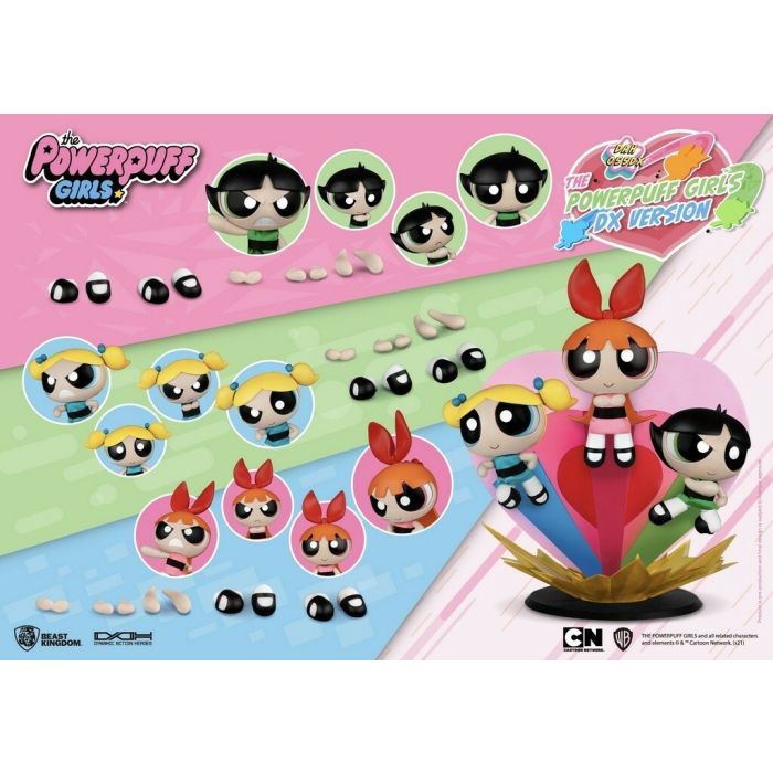 The Powerpuff Girls Dynamic 8ction Heroes DX Version - Beast Kingdom - Powerpuff Girls