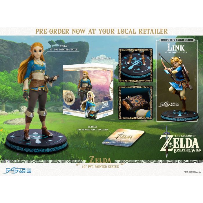 Zelda PVC Statue - First 4 Figures - The Legend of Zelda: Breath of the Wild
