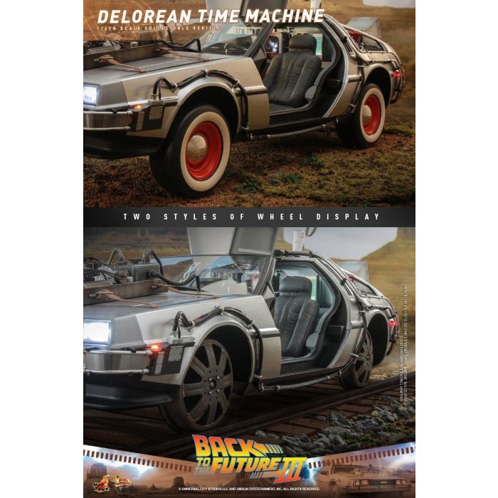 DeLorean Time Machine 1:6 Scale Figure - Hot Toys - Back to the Future 3