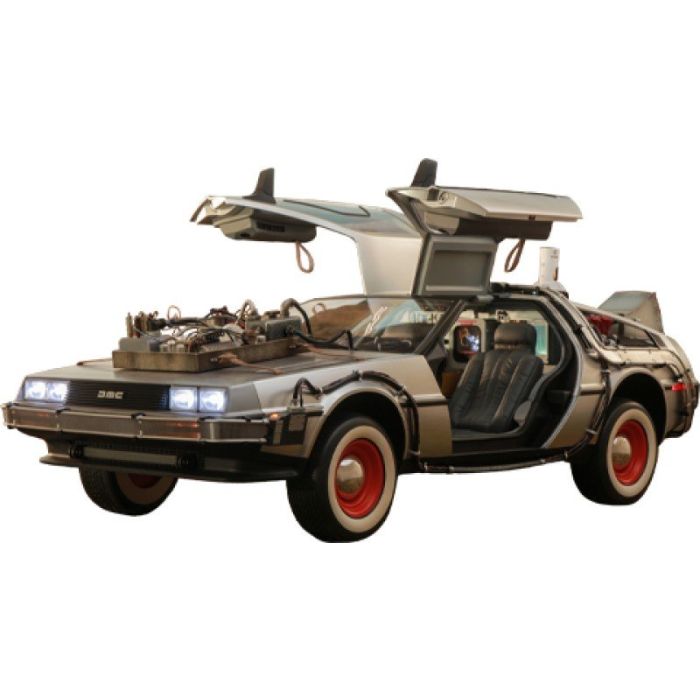 DeLorean Time Machine 1:6 Scale Figure - Hot Toys - Back to the Future 3