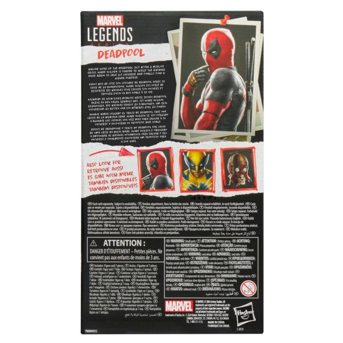 Deadpool Action Figure - Hasbro - Deadpool & Wolverine