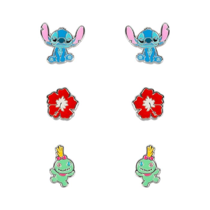 Disney - Stitch stud earrings / oorbellen set