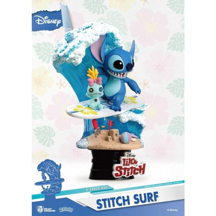 Disney Select: Stitch Surf Diorama
