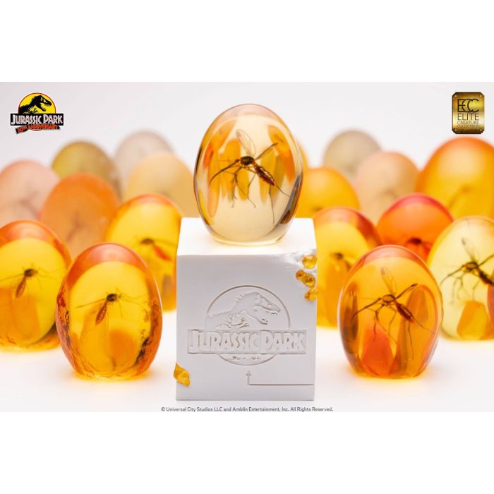 Elephant Mosquito in Amber Statue - Elite Creature Collectibles - Jurassic Park