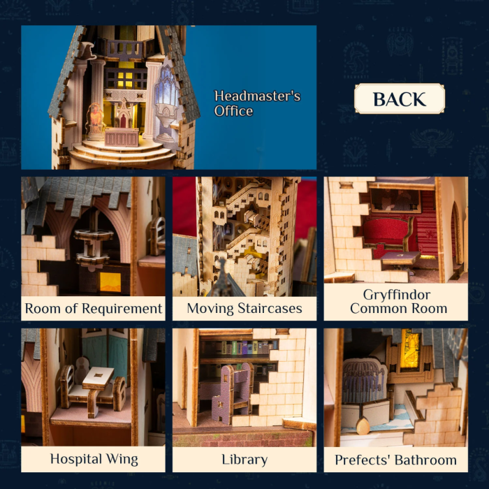 Harry Potter 3D Wooden Model Kit - Hogwarts The Great Hall - Puremind