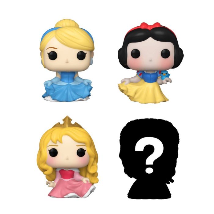Cinderella, Snow White, Aurora and mystery chase - Funko Bitty Pop! - Disney