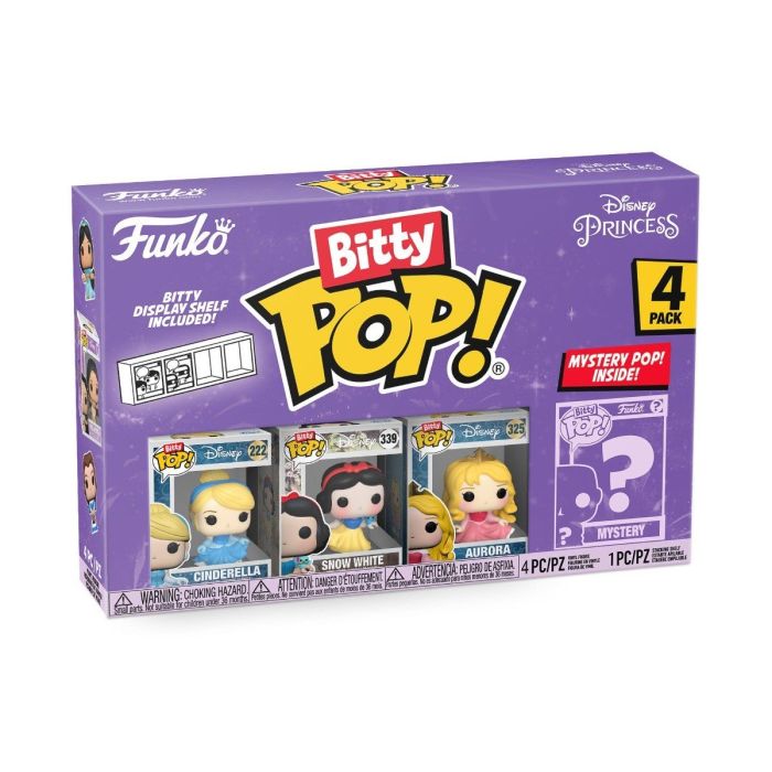 Cinderella, Snow White, Aurora and mystery chase - Funko Bitty Pop! - Disney