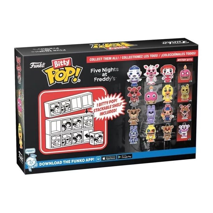 Foxy the Pirate, Cupcake, Chica and mystery chase - Funko Bitty Pop! - Five Nights at Freddy's