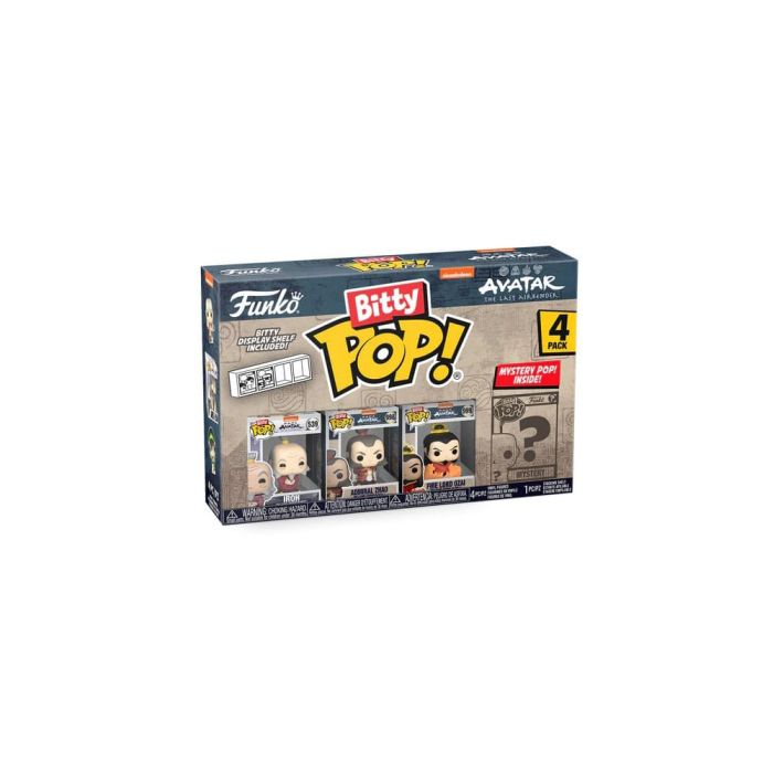Iroh, Admiral Zhao, Fire Lord Ozai and mystery chase - Funko Bitty Pop! - Avatar the Last Airbender