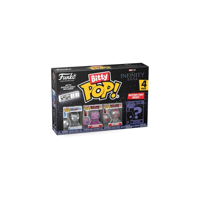 War Machine, Vision, Ultron and mystery chase - Funko Bitty Pop! - The Infinity Saga