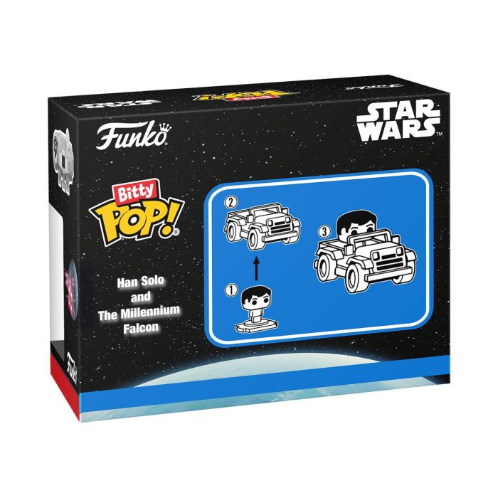 Han Solo with Milennium Falcon - Funko Bitty Pop! Ride - Star Wars